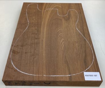 Preview: Body Swamp Ash, 3-pcs., Caramel, Unique Piece #187